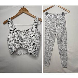 NWOT Astoria ruched butt leggings & sports bra set sz XL